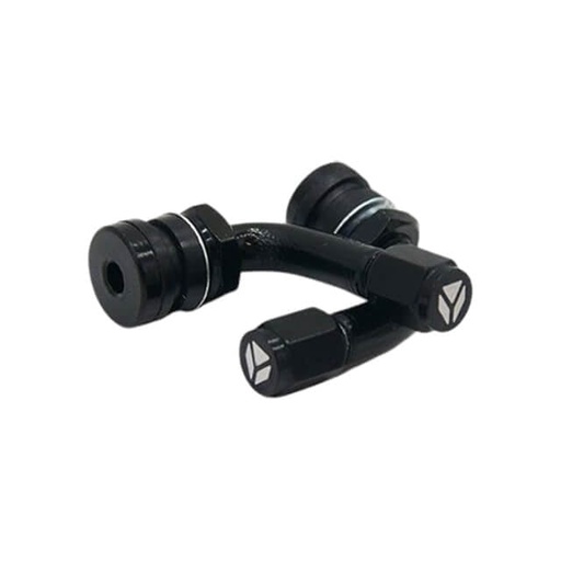 [ITV02-BK] Válvulas neumático CNC 90º Negro 2u YCF